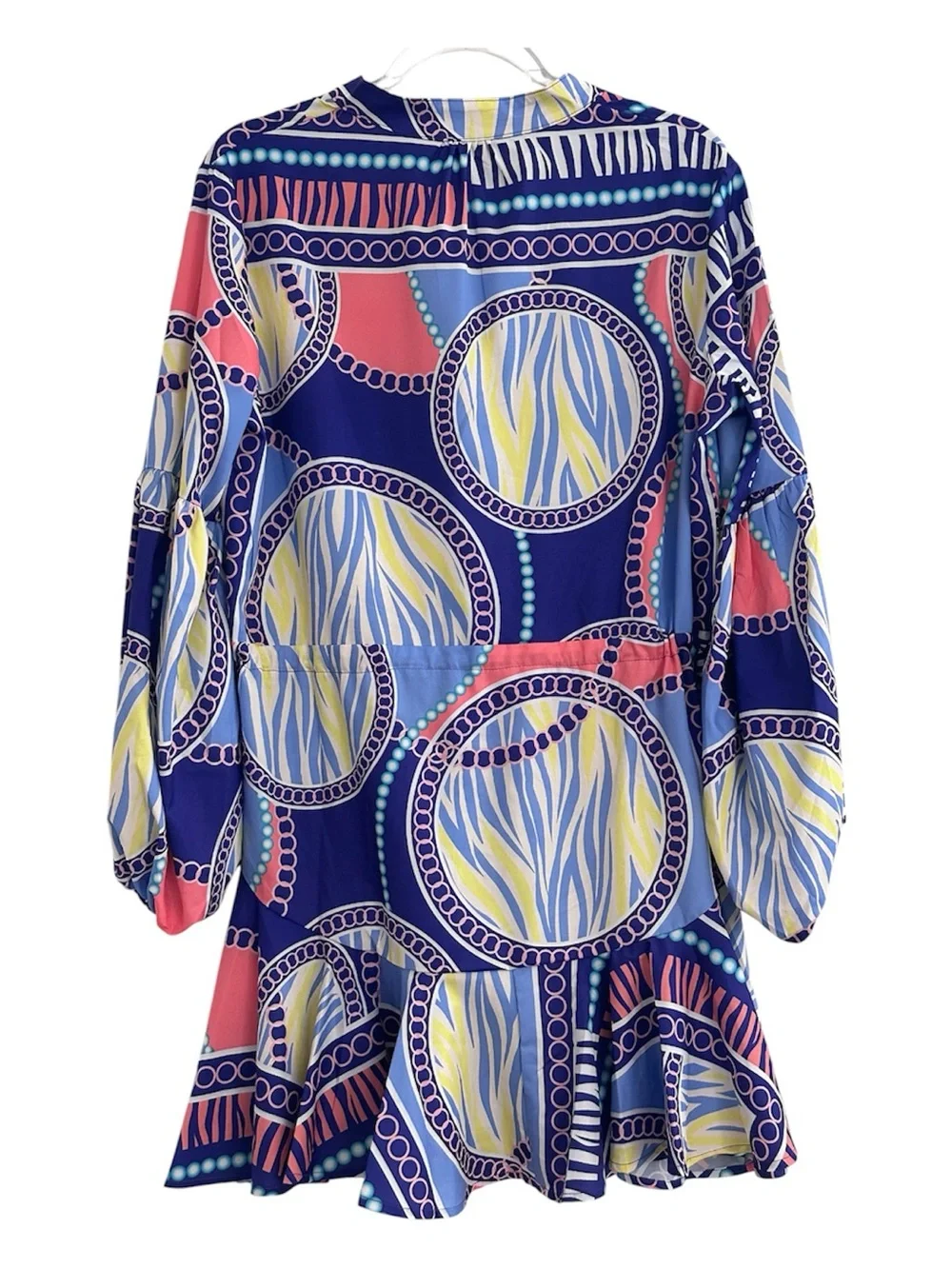 Lavender J Geometric Print  Dress - Picture 3 of 5
